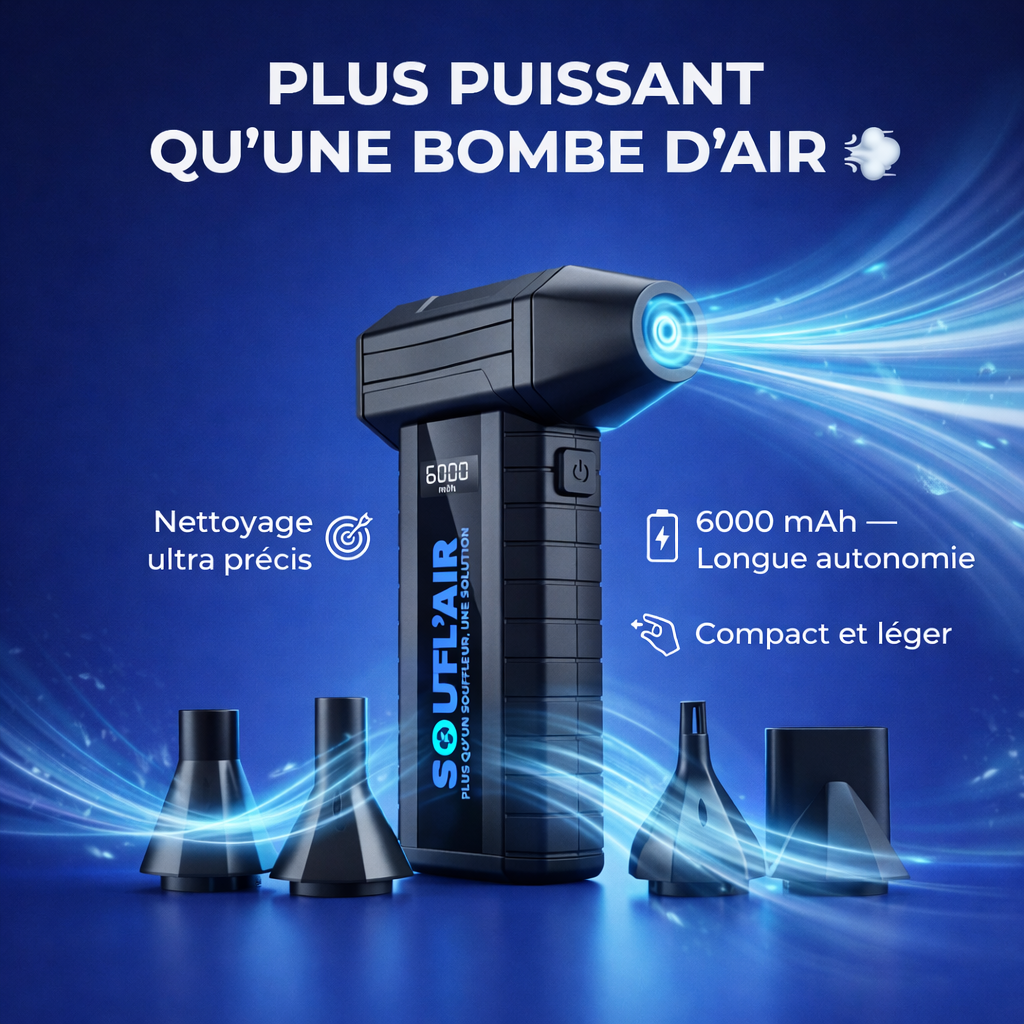 Souffleur Electrique Rechargeable Soufl'Air™
